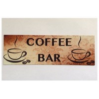  Coffee Bar Sign Rustic Hanging or Wall Plaque House Country Kitchen Cafe Chic    292167640705